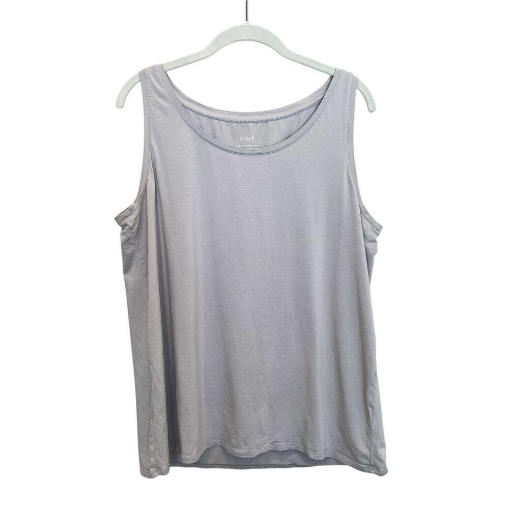 J Jill Pure Jill Easy Tank in Gray Women's M
